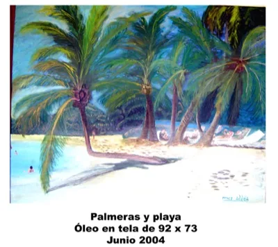 Palmeras y playa
